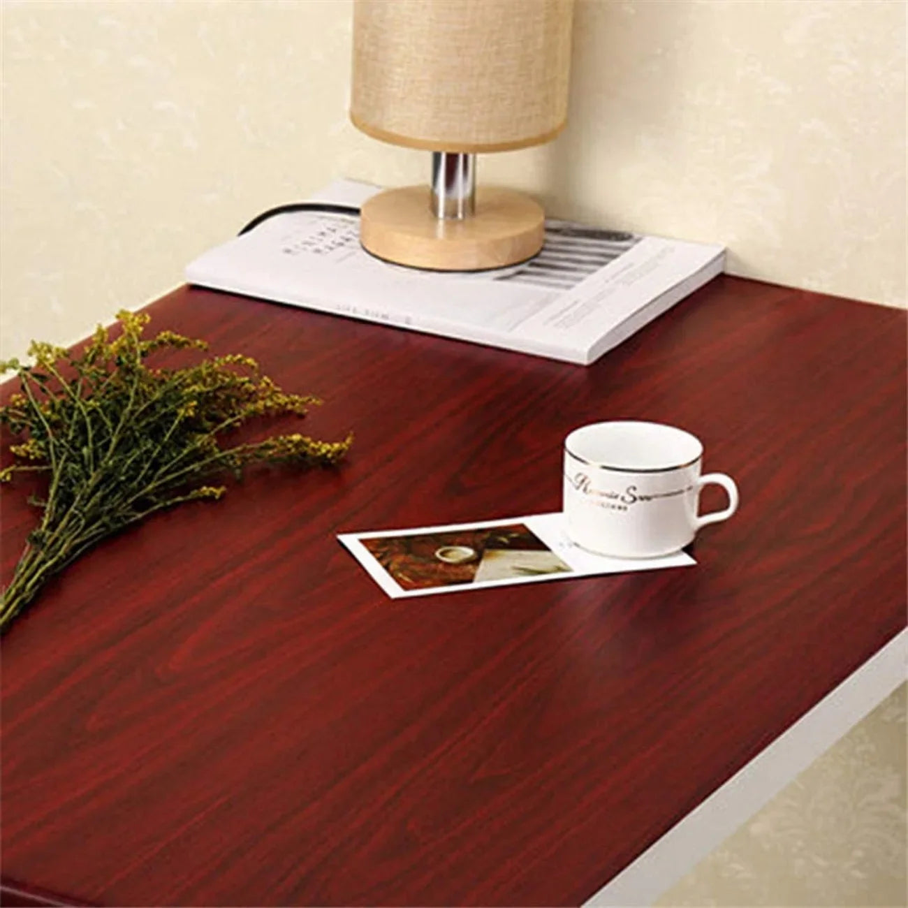 Self-Adhesive Wooden Sheet | Peel & Stick Wallpaper for Furniture Walls Kitchen Decor | YM504