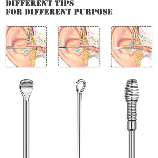 6-Piece Ear Wax Cleaning Kit | Portable & Easy to Use