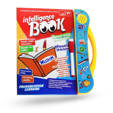 Intelligence Learning Book for Kids | Interactive Letters, Numbers & Sounds for Toddlers