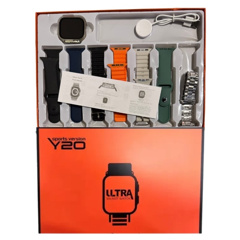 Y20 Ultra Smart Watch Sports Edition | 2.2" HD Display Bluetooth Calling Fitness Tracker