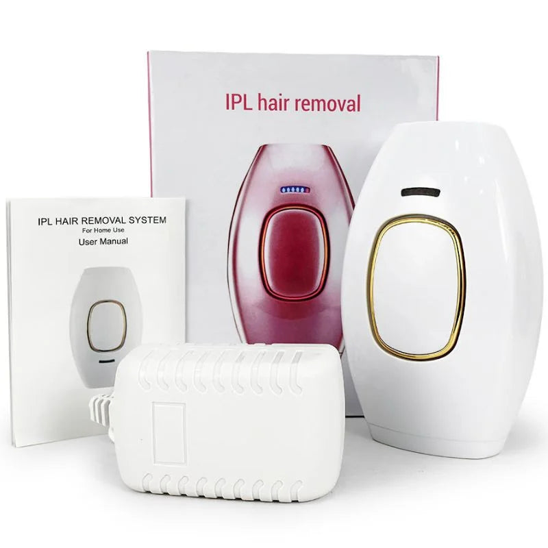 IPL Laser Hair Removal Device for Home Use | Permanent Hair Reduction Epilator | Painless Body Hair Remover